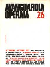 Avanguardia Operaia n.26 - settembre/ottobre 1972